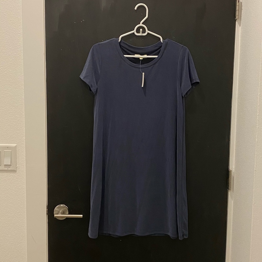 NWT Madewell Tee Dress in Navy